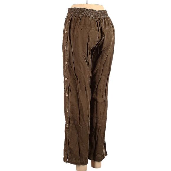 NWT PROJECT EVE 100% Lyocell Button Side Wide Leg Pants 28 - Picture 4 of 6